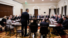 Pictured: Members of the Business Roundtable meeting with then-president Barack Obama in 2013. Image: Pete Souza for the White House